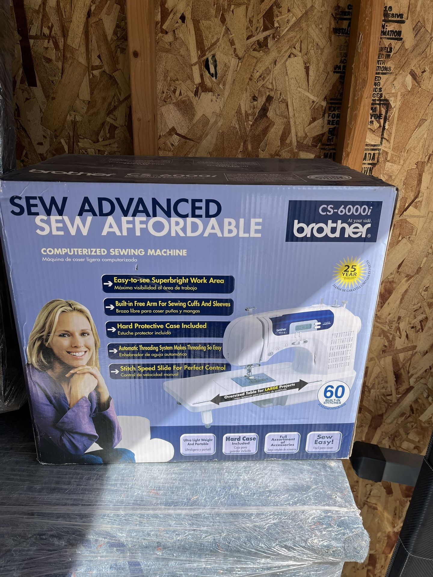 Sewing Machine-Brother CS-6000i Computerized Sewing Machine - New In Box