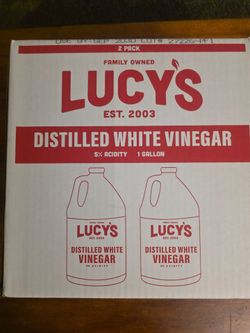 Lucy's Distilled White Vinegar 2-Pack 1 Gallon