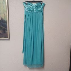 Juniors  Aqua  Blue  Dress