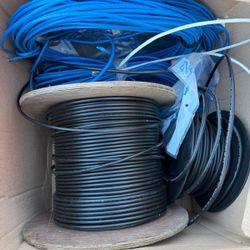 Network & Coax Cable Lot – Cat6 / Outdoor / RG6 / Patch Cables – $280