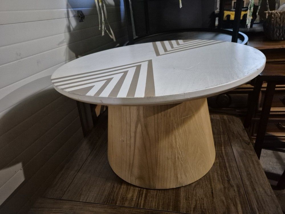 Round Painted Table