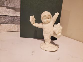 DEPT 56 SNOWBABIES IT IS SNOWING PORCELAIN FIGURINE