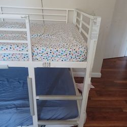 Low Loft Twin Bed With Mattress