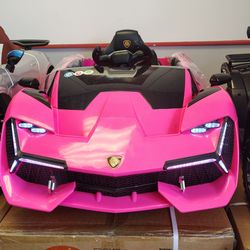Electric Power wheel car for kids Lamborghini pink brand new - on special cash deal $179 🤩✅