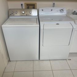 Washing Machine And Gas Dryer