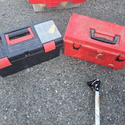 2 Tool Boxes With Tools