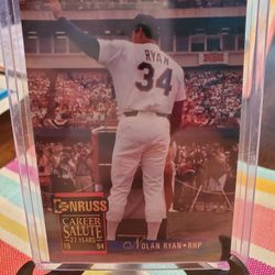 Nolan Ryan 1994 Donruss Career Tribute Baseball Card 