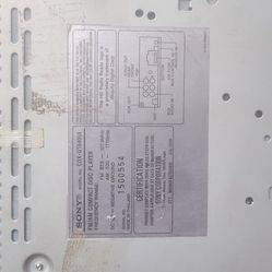 Sony Xplod CDX-GT640UI car stereo No Faceplate