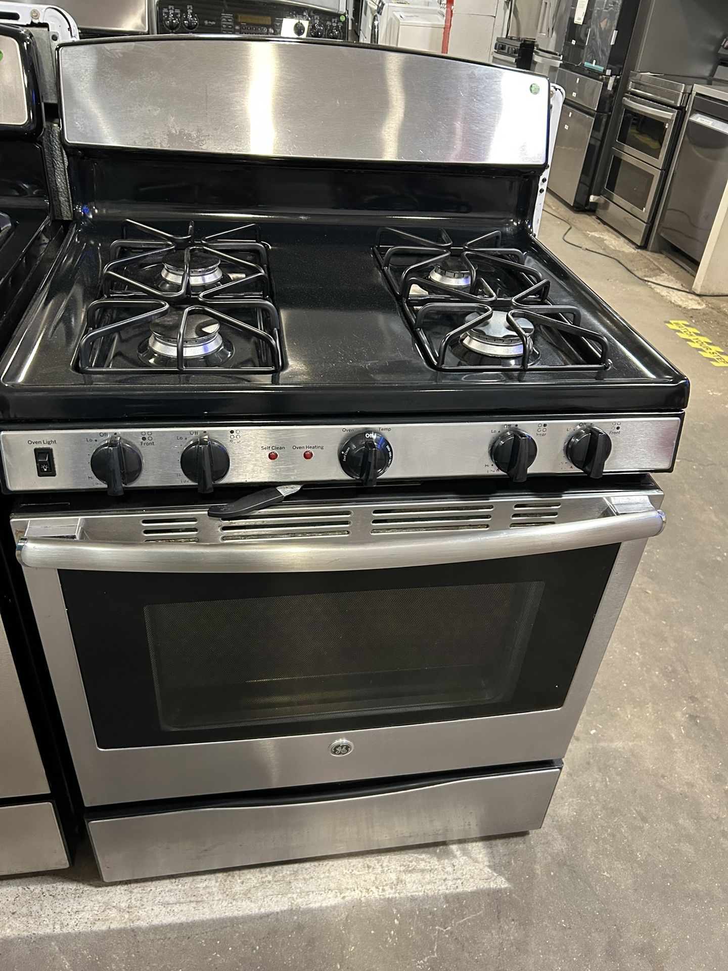 Estufa De Gas En Acero Inoxidable Pre Usada