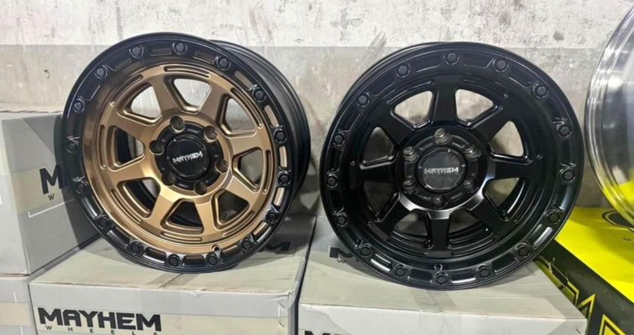 17x8.5 Mayhem Ridgeline Wheels In Stock!