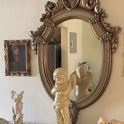 Large Antique Mirror