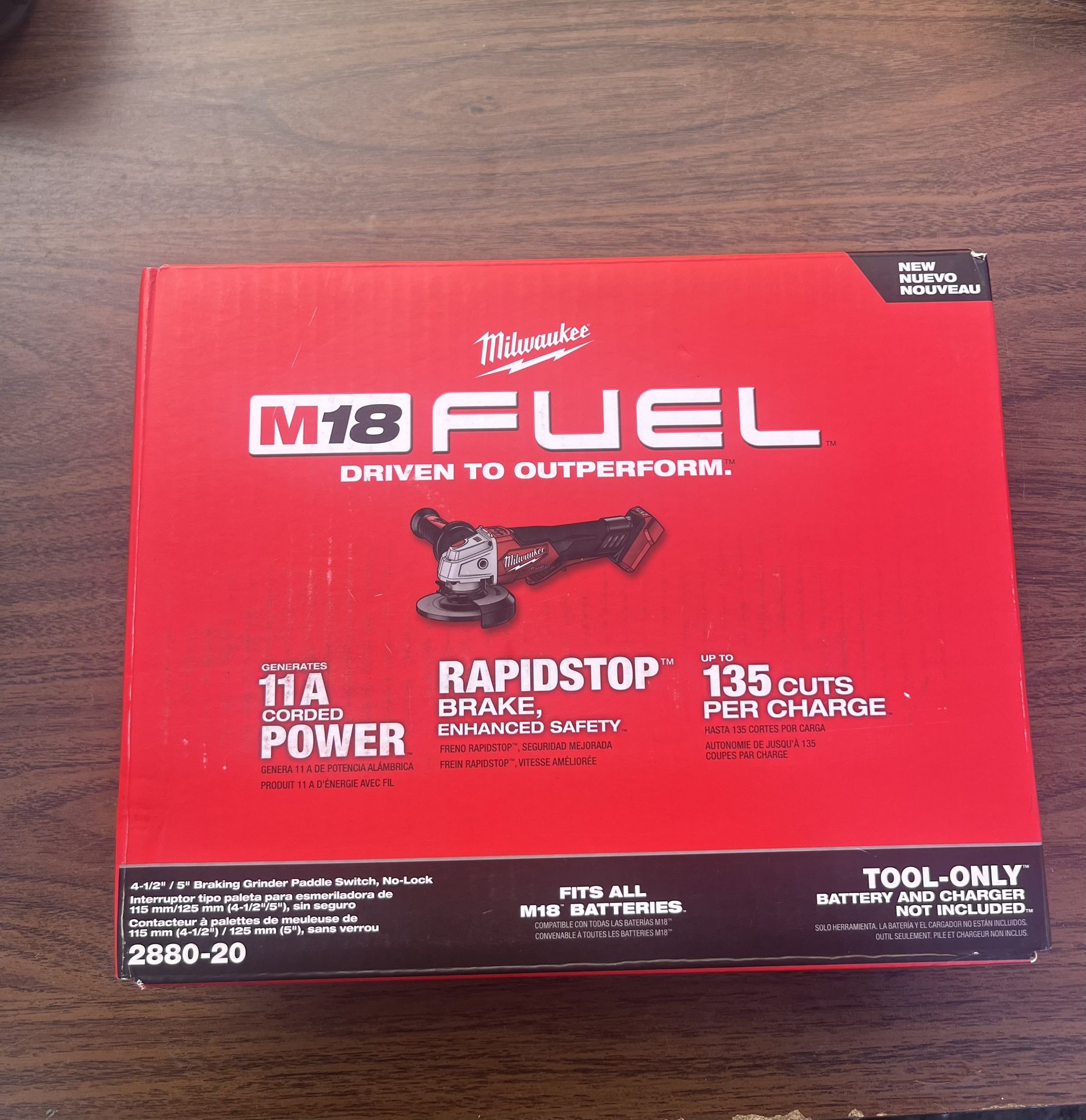 Milwaukee grinder Rapid stop Tool only 