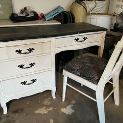 Desk & Chair Antique 