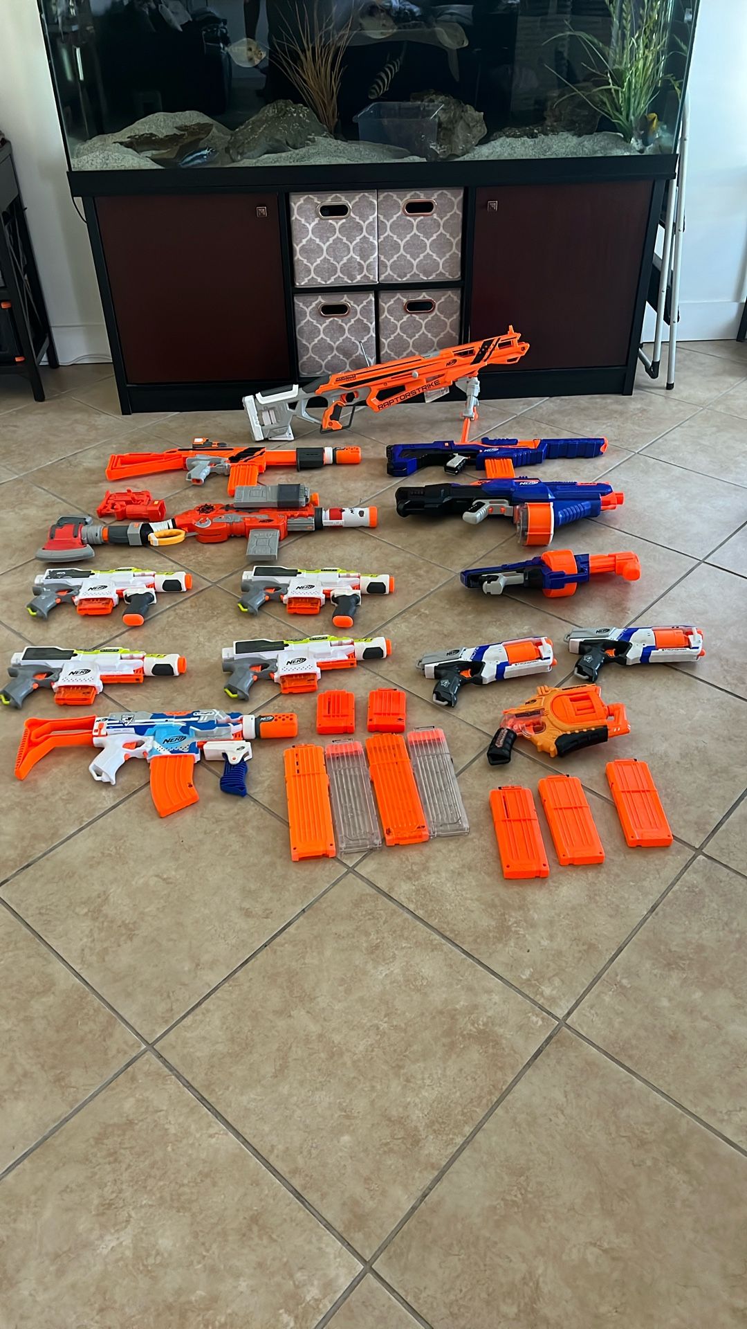 Nerf - Lot Of 14 Nerf Guns