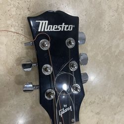 Black Maestro Guitar By Gibson