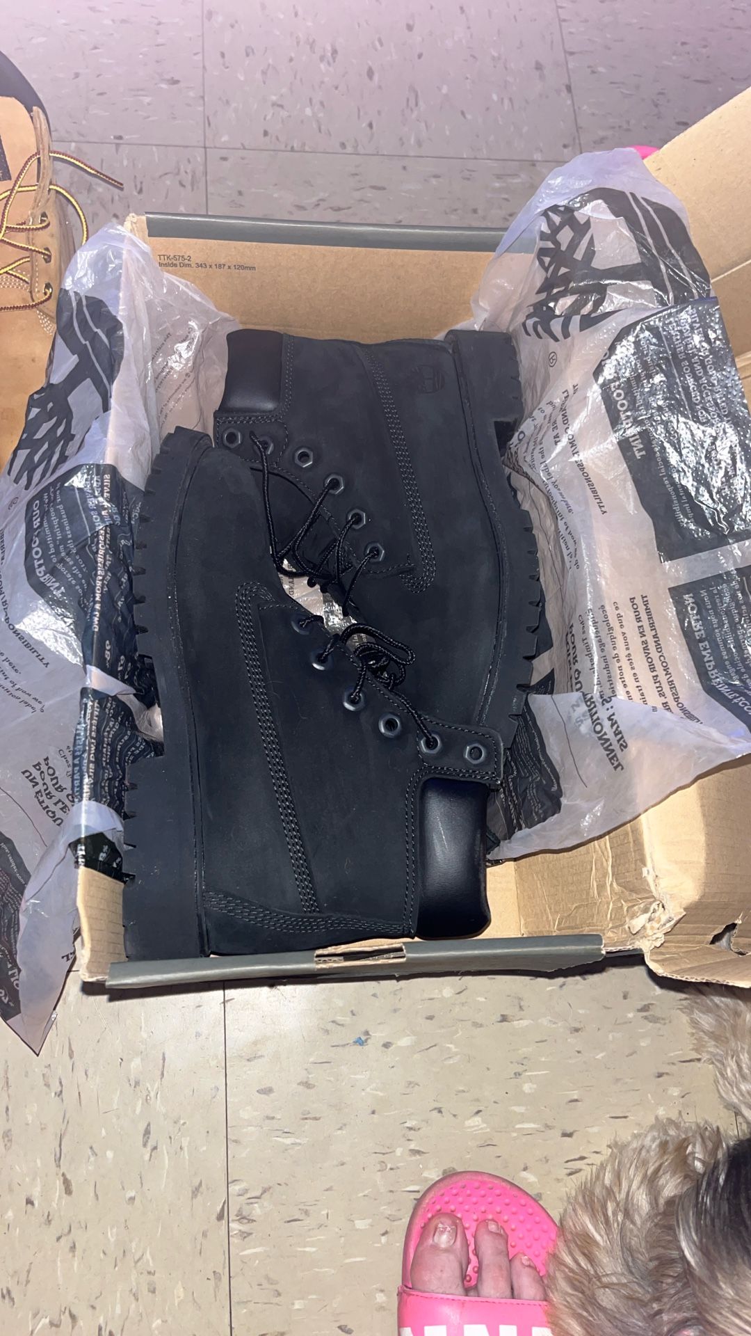 Black Timberland Boots