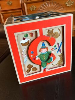 Alphabet Block cube nursery furniture hand painted