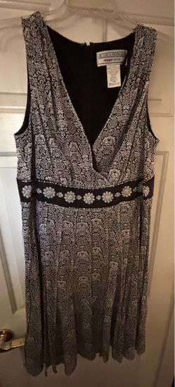 Black and White dressy dress