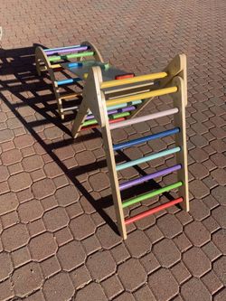 Kids Climbing Set Wood