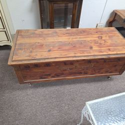Cedar Trunk With Feet