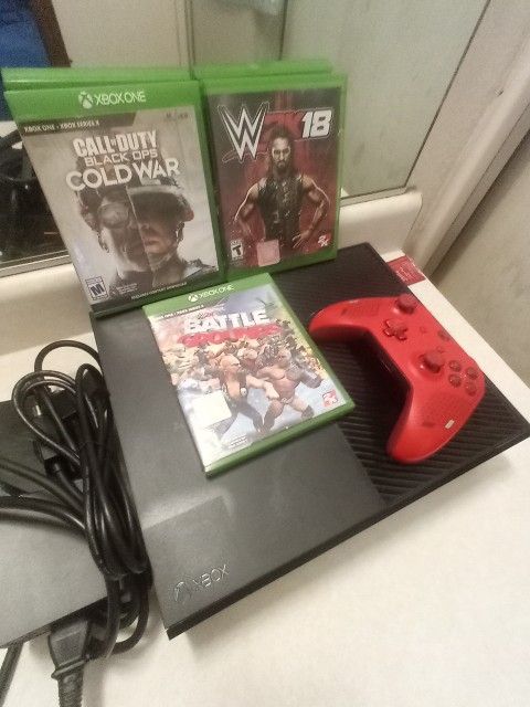 Xbox One 1tb With 3 Games Ready To Play
