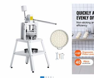 VEVOR Dough Divider Rounder, 40PCS Manual Dough Equal Divider Machine, 1.06oz - 4.94oz Hand Press