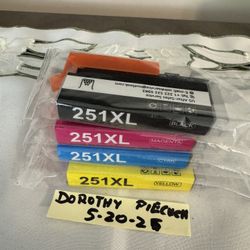 NEW Canon PG-1 250XL, CL1-251XL Compact Ink Cartridges