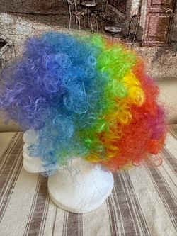 NEW rainbow color WIG