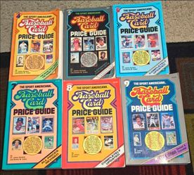 Vintage Beckett Baseball Card Price Guide Books Lot Nos 4-9 (1(contact info removed))