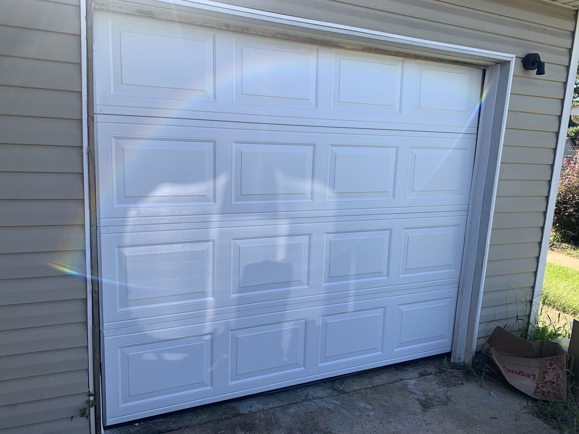 New Garage door replacement.