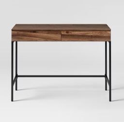 Threshold Loring Writing Desk With Charging Station - Walnut