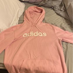 Pink Adidas hoodie 