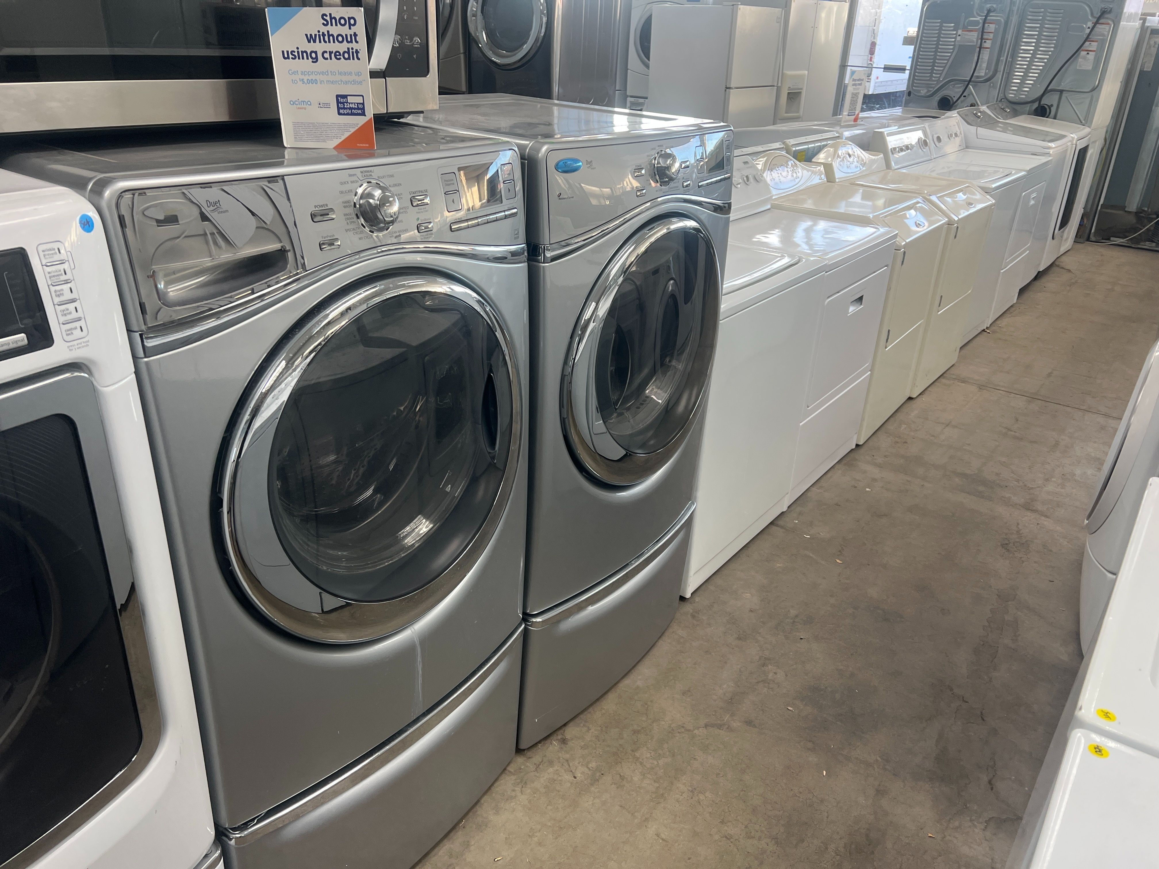 2 LOCATIONS  -USED WASHER AND DRYER SETS FOR SALE -FREE DELIVERY -120 DAY WARRANTY