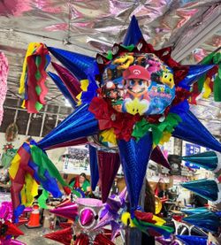 Super mario bola star pinata
