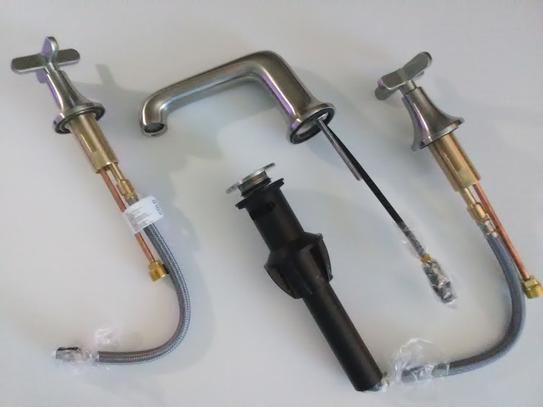 KOHLER Setra 8 in. Widespread 2-Handle Bathroom Faucet Brushed Nickel