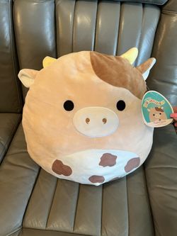 Squishmallow Nightingale the Cow 14” RARE NWT