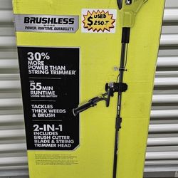 40V ryobi bush cutter / string trimmer