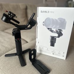 DJI RS 3 Mini Gimbal + Vertical Plate — Like New, Barely Used
