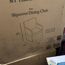 Slipcover Dining Chairs X2