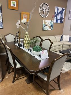 Dining set table with 6 Chairs