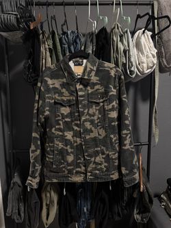 Cypress Hill camouflage denim jacket