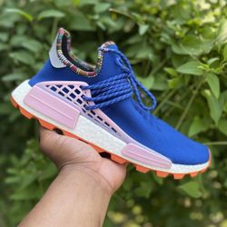 Adidas Blue Human Racers Size Size 10.5