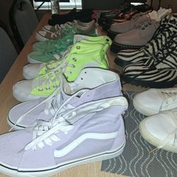 HUGE LOT OF SHOES DR MARTENS VANS CONVERSE DC ADDIDAS