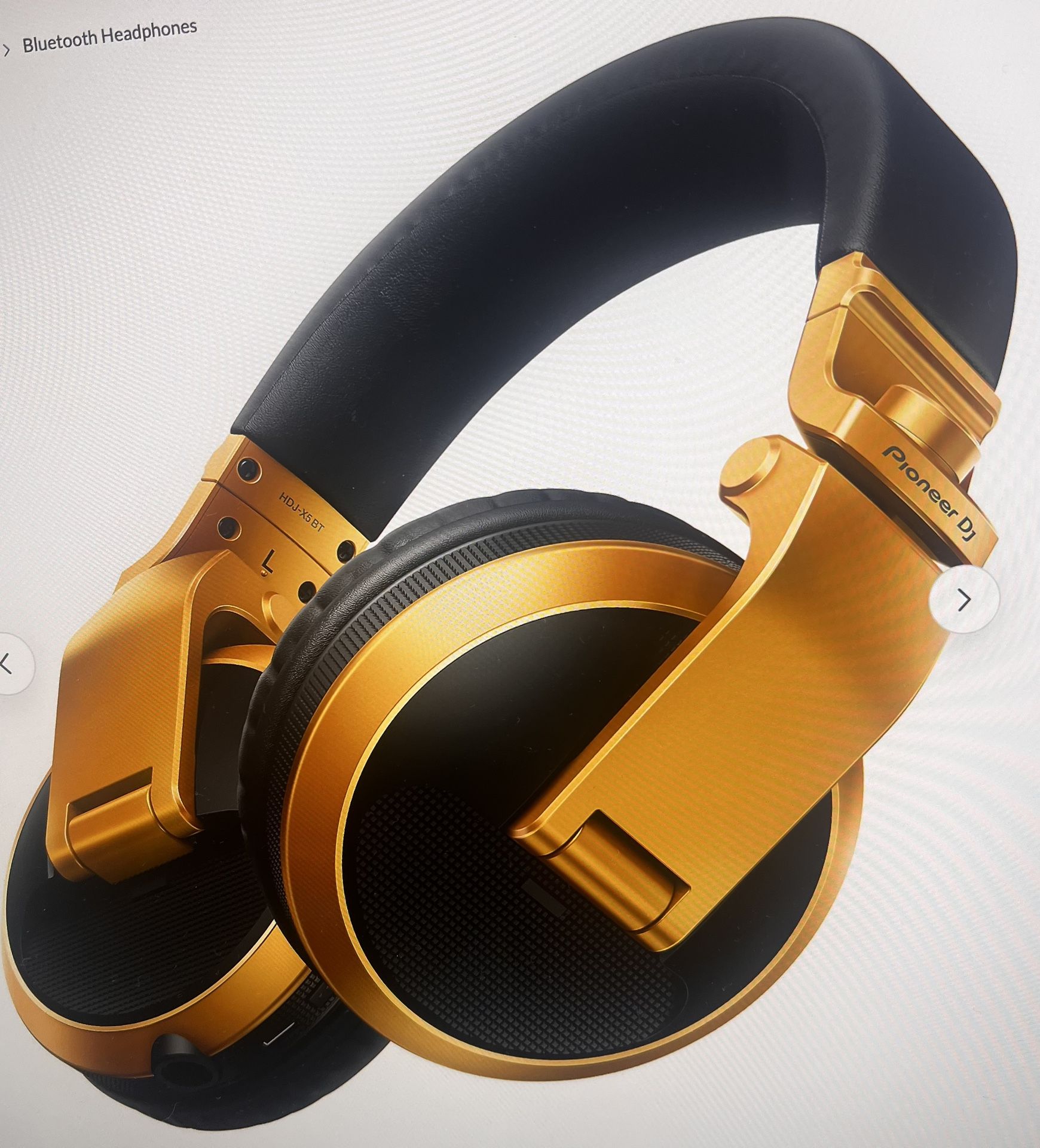 Headphones DJ PIONNER GOLD