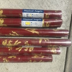 Musical Angels Gift Wrap Paper With Tissue 