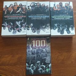 The Walking Dead Compendium 1-3 Books & The Walking Dead 100 Project Book