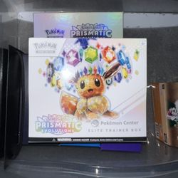 Pokemon Prismatic Evolutions etb Pokemon Center Version