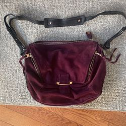 Kooba Suede Hobo Shoulder Bag
