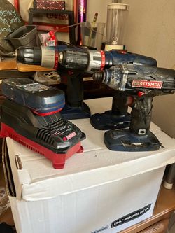 Three Craftsman drills