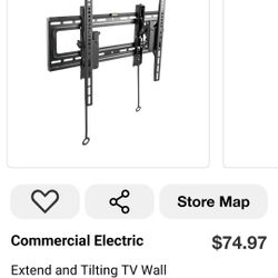 Commercial Electric Extend and Tilting TV Wall
Mount for 42 in. to 90 in. TVs